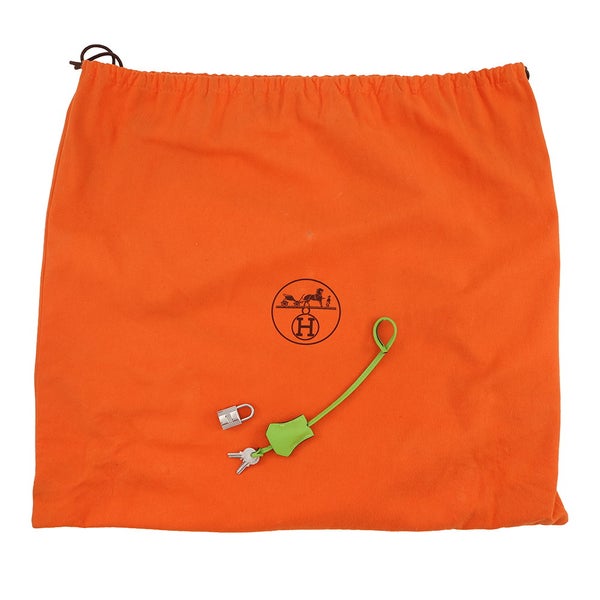 エルメス バーキン35 アップルグリーン/シルバー金具 トリヨンクレマンス □G刻印 HERMES Birkin ハンドバッグ