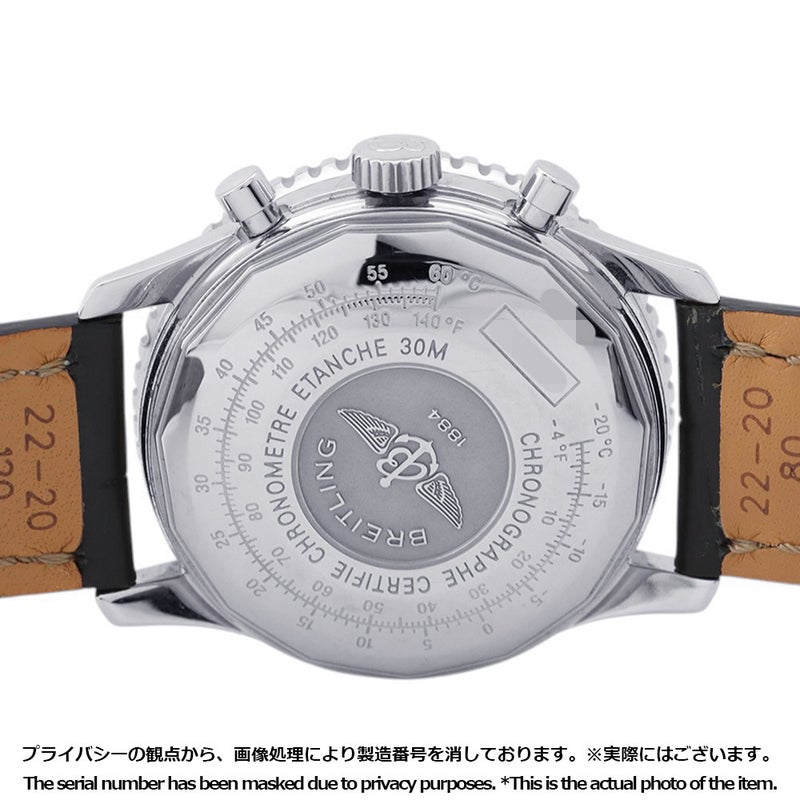 ブライトリング オールドナビタイマー A13322 クロノグラフ BREITLING 腕時計 黒文字盤