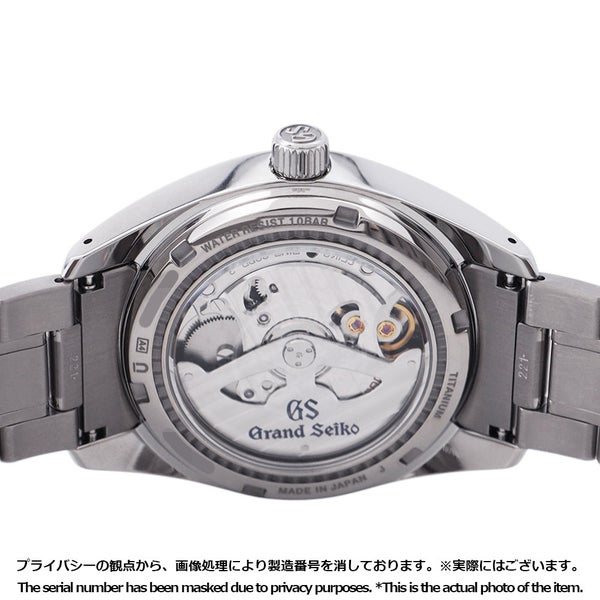 セイコー グランドセイコー ヘリテージ コレクション チタン SBGA211 スプリングドライブ 腕時計 白文字盤 雪白
