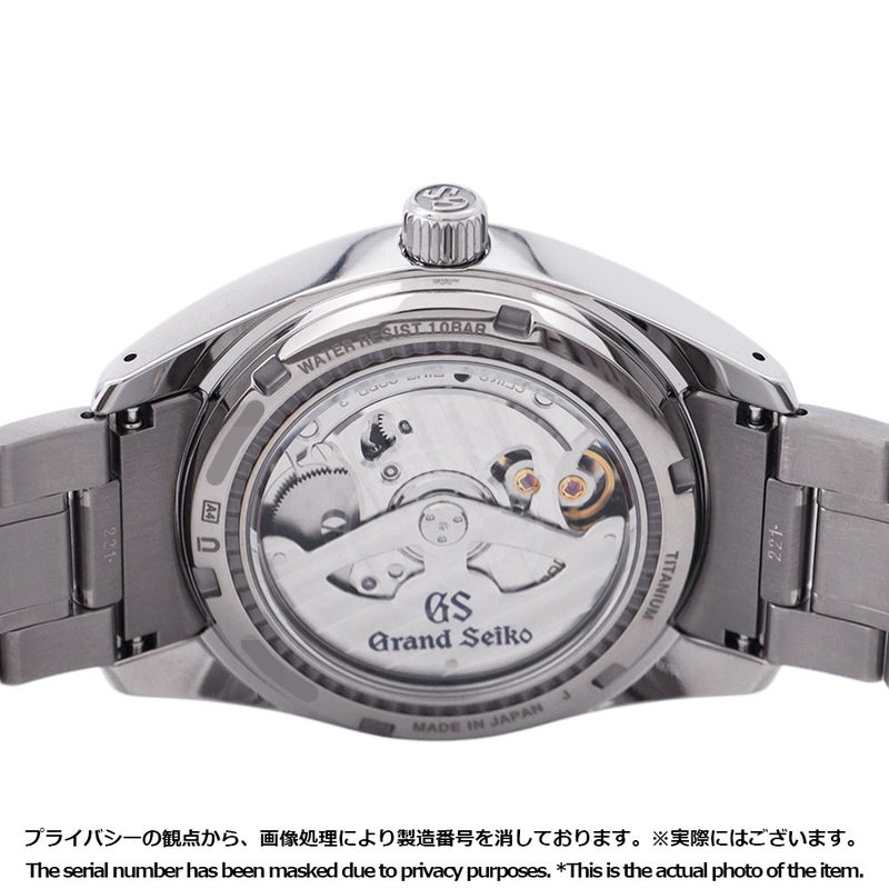 セイコー グランドセイコー ヘリテージ コレクション チタン SBGA211 スプリングドライブ 腕時計 白文字盤 雪白