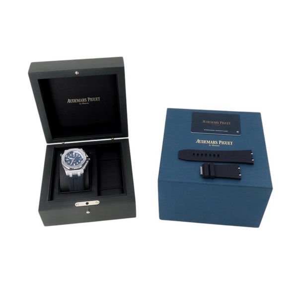 オーデマピゲ ロイヤルオーク オフショア ダイバー 15720ST.OO.A027CA.01 腕時計 AP ウォッチ ブルー文字盤