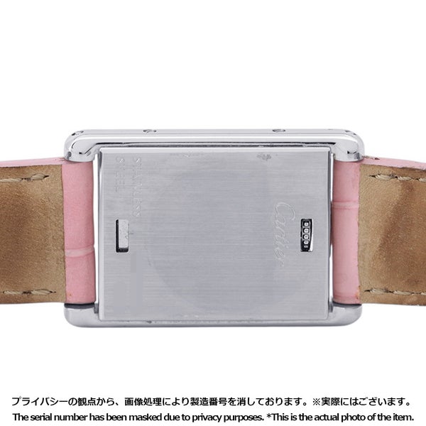 カルティエ タンク バスキュラント SM W1016830 Cartier クォーツ 腕時計 グレー文字盤