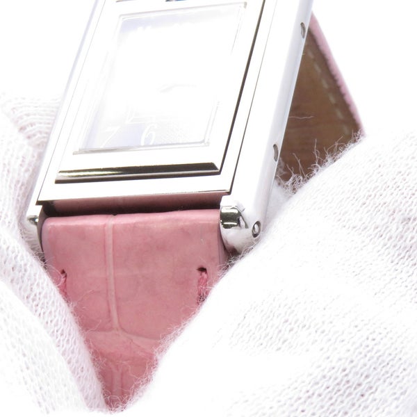 カルティエ タンク バスキュラント SM W1016830 Cartier クォーツ 腕時計 グレー文字盤