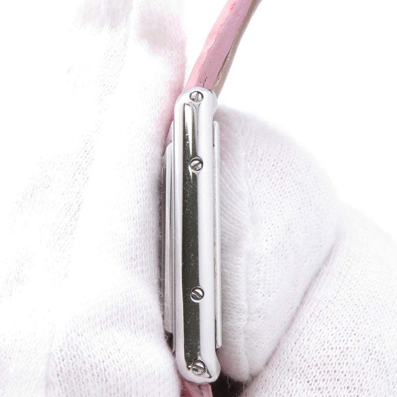 カルティエ タンク バスキュラント SM W1016830 Cartier クォーツ 腕時計 グレー文字盤