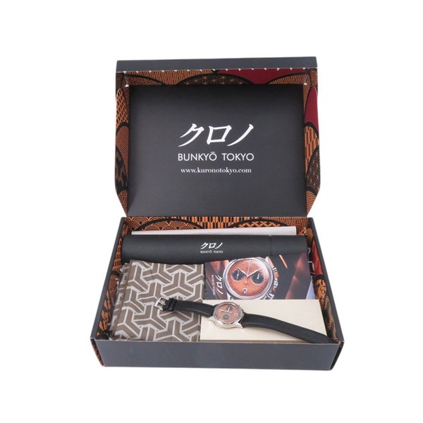 クロノ ブンキョウ トウキョウ クロノグラフ1 Mark 2 CB012U KURONO TOKYO 腕時計 ウォッチ サーモンピンク文字盤