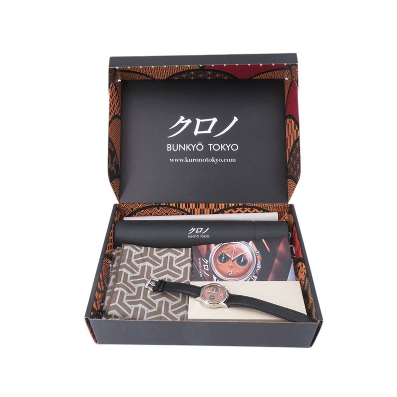 クロノ ブンキョウ トウキョウ クロノグラフ1 Mark 2 CB012U KURONO TOKYO 腕時計 ウォッチ サーモンピンク文字盤