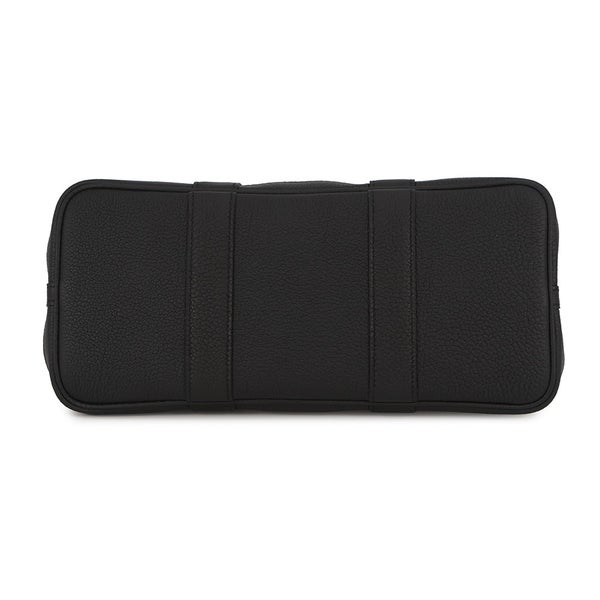 エルメス トートバッグ ガーデンパーティTPM エクリュ/ブラック/シルバー金具 トワルアッシュ/ネゴンダ K刻印