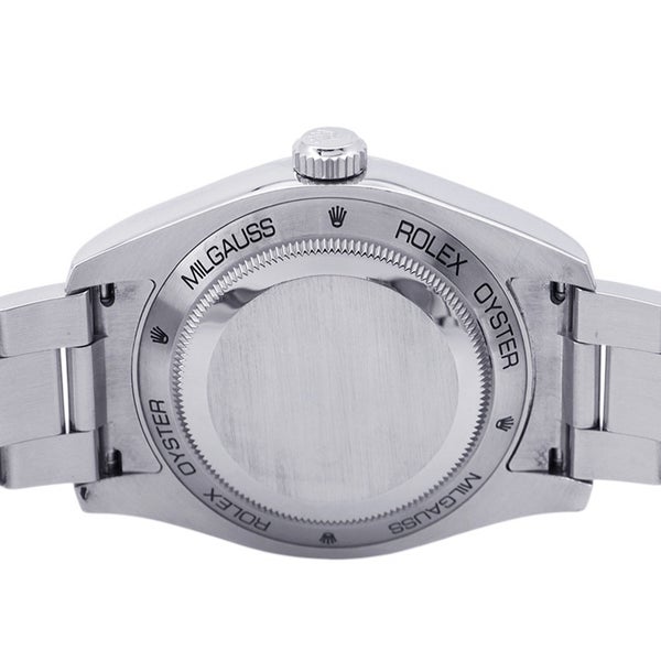 ロレックス ミルガウス ランダムシリアル ルーレット 116400 ROLEX 腕時計 白文字盤