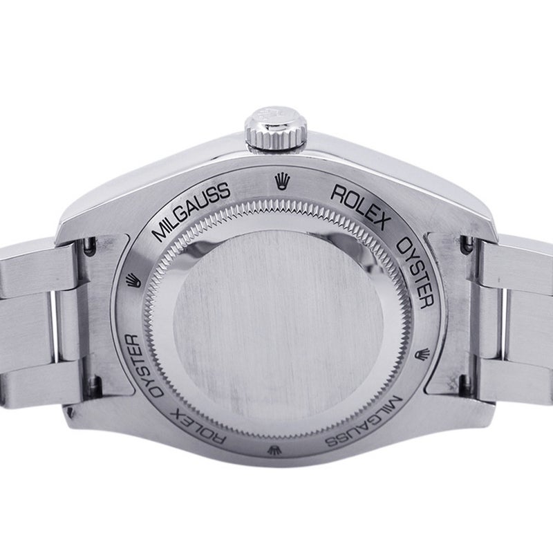ロレックス ミルガウス ランダムシリアル ルーレット 116400 ROLEX 腕時計 白文字盤