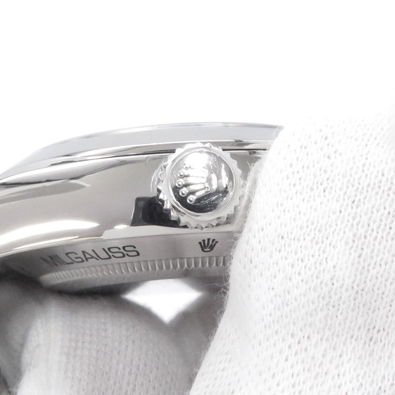 ロレックス ミルガウス ランダムシリアル ルーレット 116400 ROLEX 腕時計 白文字盤