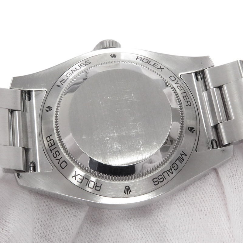 ロレックス ミルガウス ランダムシリアル ルーレット 116400 ROLEX 腕時計 白文字盤