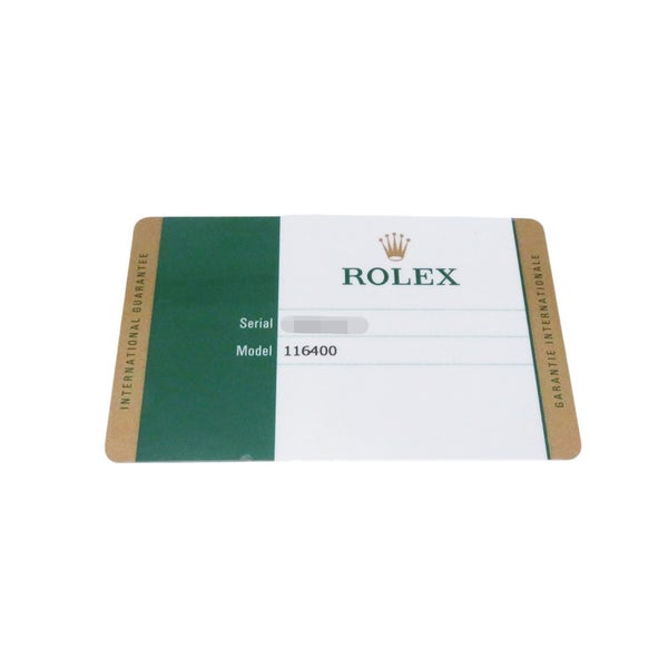 ロレックス ミルガウス ランダムシリアル ルーレット 116400 ROLEX 腕時計 白文字盤