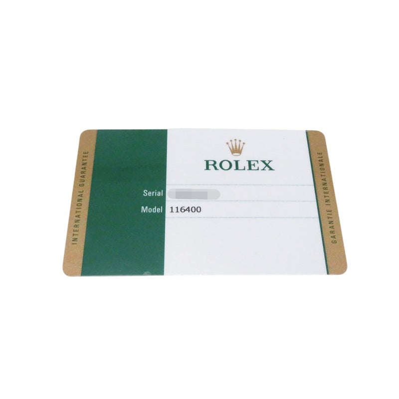 ロレックス ミルガウス ランダムシリアル ルーレット 116400 ROLEX 腕時計 白文字盤