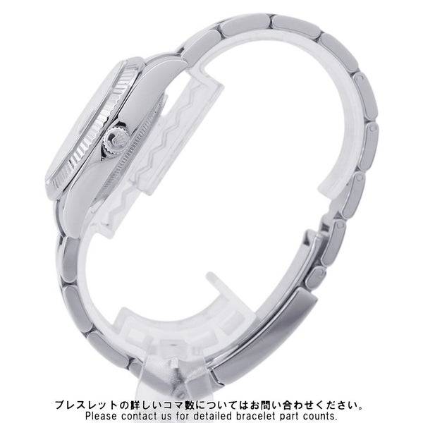 ロレックス オイスターパーペチュアルデイト V番 SS/K18WG コンビ 115234 腕時計 ウォッチ 黒文字盤