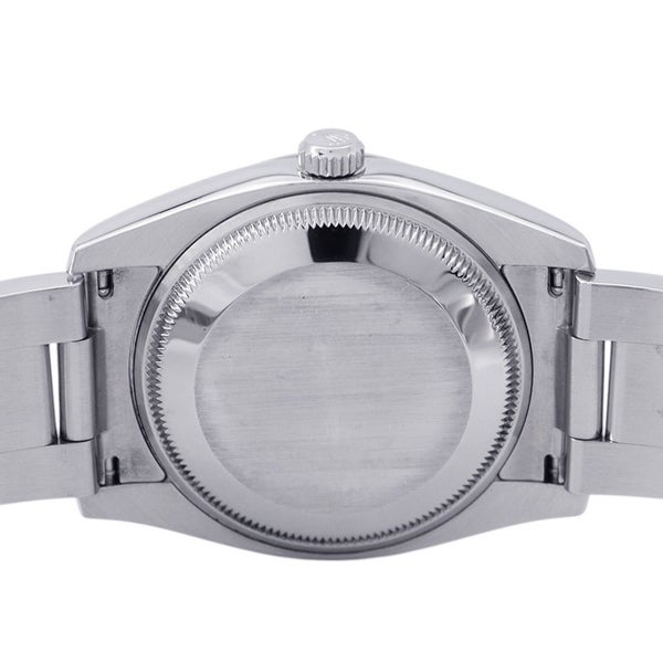 ロレックス オイスターパーペチュアルデイト V番 SS/K18WG コンビ 115234 腕時計 ウォッチ 黒文字盤