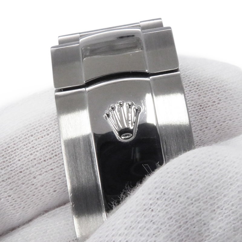 ロレックス オイスターパーペチュアルデイト V番 SS/K18WG コンビ 115234 腕時計 ウォッチ 黒文字盤