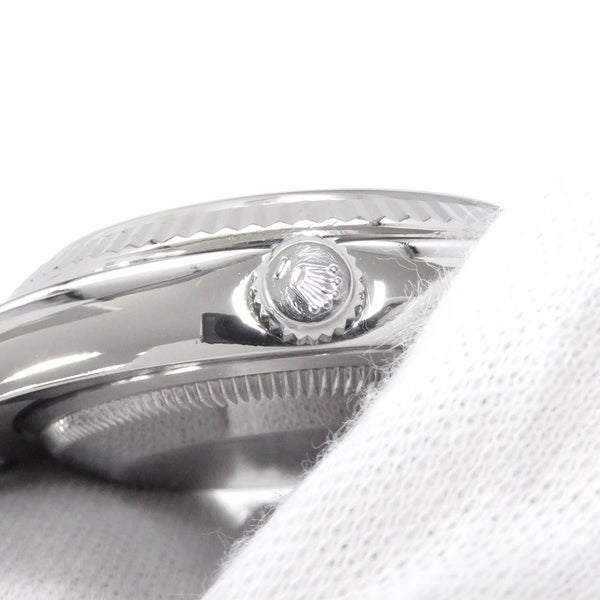 ロレックス オイスターパーペチュアルデイト V番 SS/K18WG コンビ 115234 腕時計 ウォッチ 黒文字盤