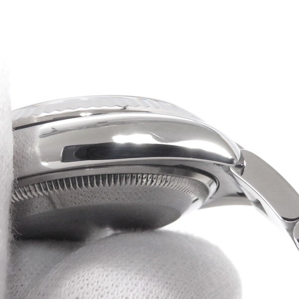 ロレックス オイスターパーペチュアルデイト V番 SS/K18WG コンビ 115234 腕時計 ウォッチ 黒文字盤