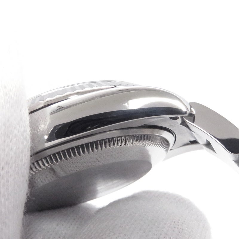 ロレックス オイスターパーペチュアルデイト V番 SS/K18WG コンビ 115234 腕時計 ウォッチ 黒文字盤