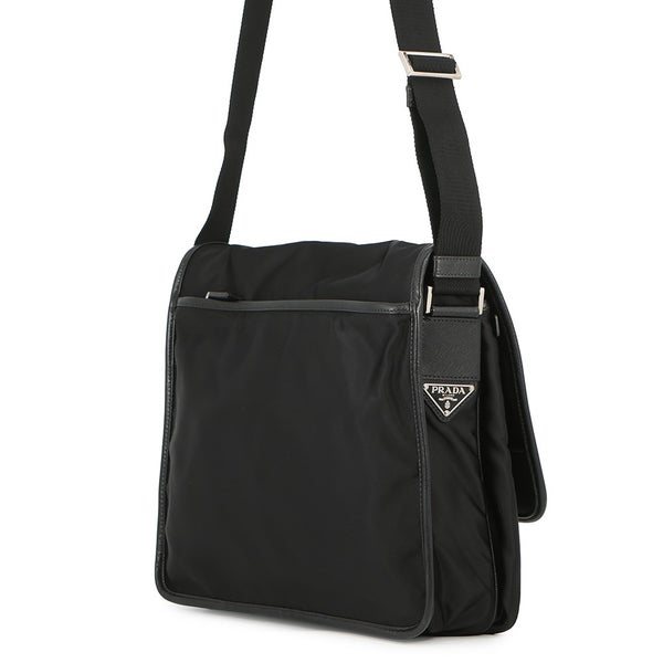 プラダ ショルダーバッグ メッセンジャーバッグ ナイロン 2VD166 PRADA 黒