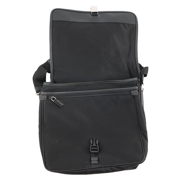 プラダ ショルダーバッグ メッセンジャーバッグ ナイロン 2VD166 PRADA 黒