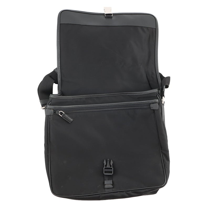 プラダ ショルダーバッグ メッセンジャーバッグ ナイロン 2VD166 PRADA 黒