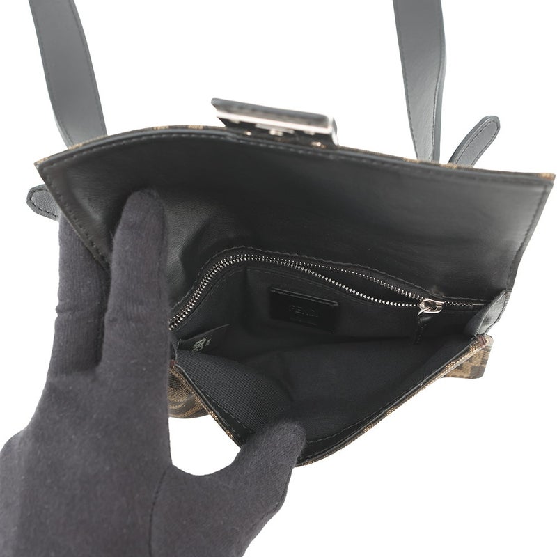 フェンディ ショルダーバッグ マルスピオバゲット ズッカ柄 キャンバス 7M0295 FENDI