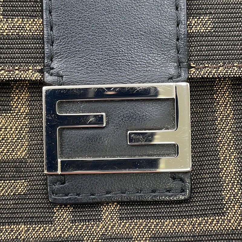 フェンディ ショルダーバッグ マルスピオバゲット ズッカ柄 キャンバス 7M0295 FENDI