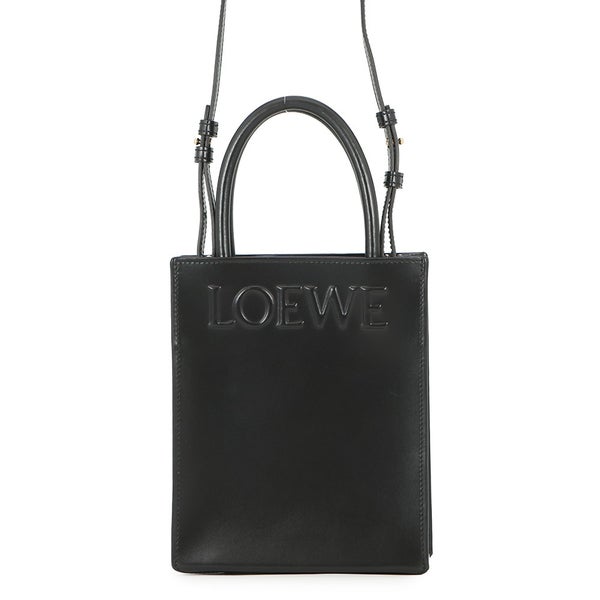 ロエベ ハンドバッグ スタンダード A5トート カーフレザー A933S30X01 LOEWE 2way 黒