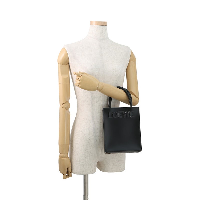 ロエベ ハンドバッグ スタンダード A5トート カーフレザー A933S30X01 LOEWE 2way 黒