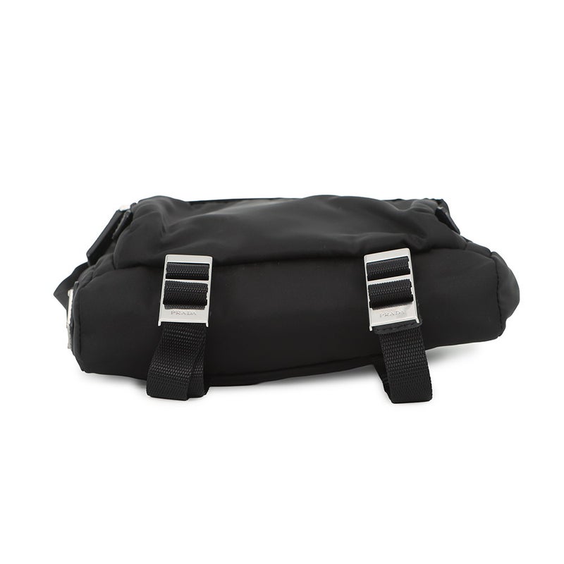プラダ ショルダーバッグ テクニカル ファブリック クロスボディバッグ 2VH043 PRADA 黒