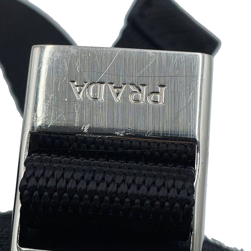 プラダ ショルダーバッグ テクニカル ファブリック クロスボディバッグ 2VH043 PRADA 黒