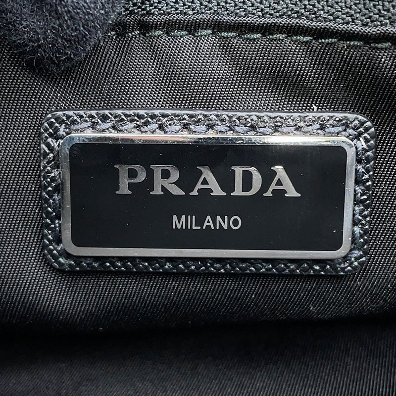 プラダ ショルダーバッグ テクニカル ファブリック クロスボディバッグ 2VH043 PRADA 黒