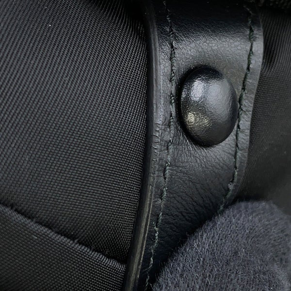 プラダ リュック Re-Nylon x サフィアーノ バックパック ナイロン 2VZ104 PRADA バッグ リュックサック 黒