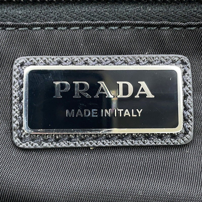 プラダ リュック Re-Nylon x サフィアーノ バックパック ナイロン 2VZ104 PRADA バッグ リュックサック 黒