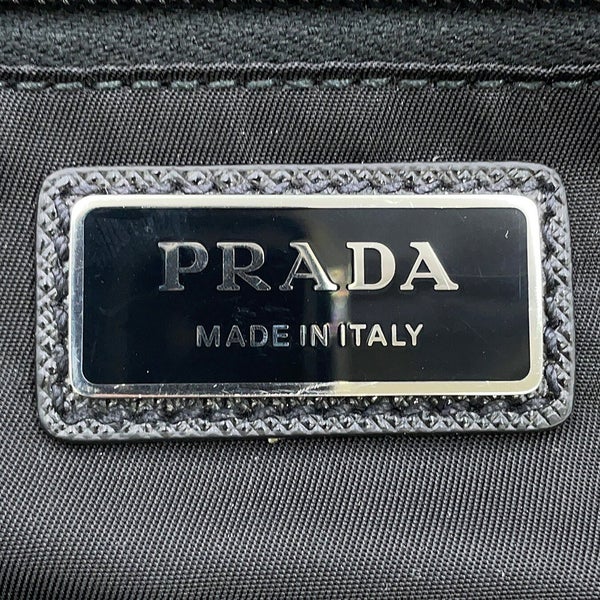 プラダ リュック Re-Nylon x サフィアーノ バックパック ナイロン 2VZ104 PRADA バッグ リュックサック 黒