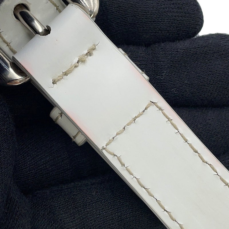 プラダ ハンドバッグ クリスタル レザー PRADA 2way 白