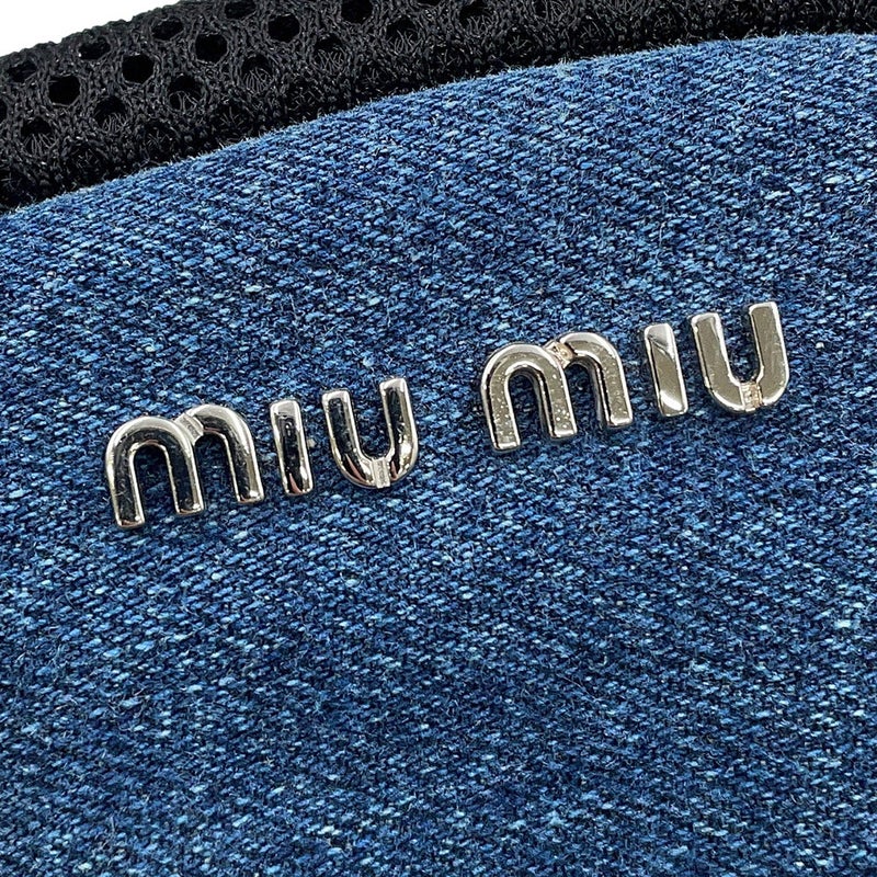 ミュウミュウ リュック マテラッセ バックパック デニム 5BZ016 Miu Miu バッグ バックパック