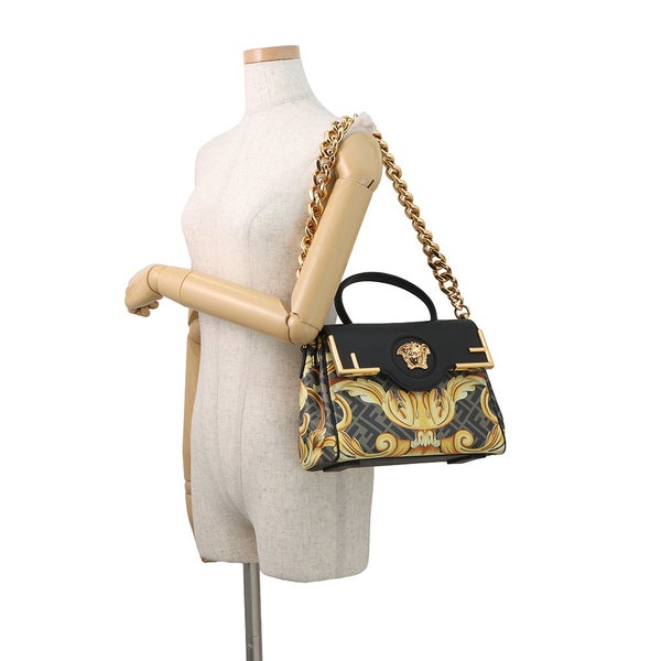 フェンディ ハンドバッグ ヴェルサーチ コラボ フェンダーチェ ラ メドゥーサ ミディアム DBFI039 FENDI 2way ヴェルサーチェ