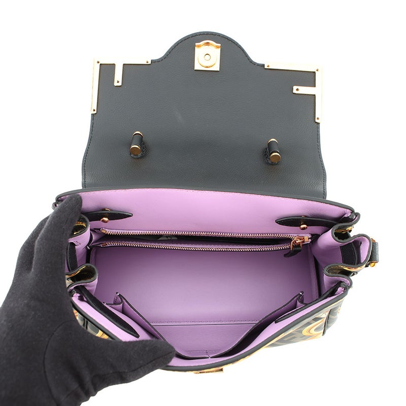 フェンディ ハンドバッグ ヴェルサーチ コラボ フェンダーチェ ラ メドゥーサ ミディアム DBFI039 FENDI 2way ヴェルサーチェ