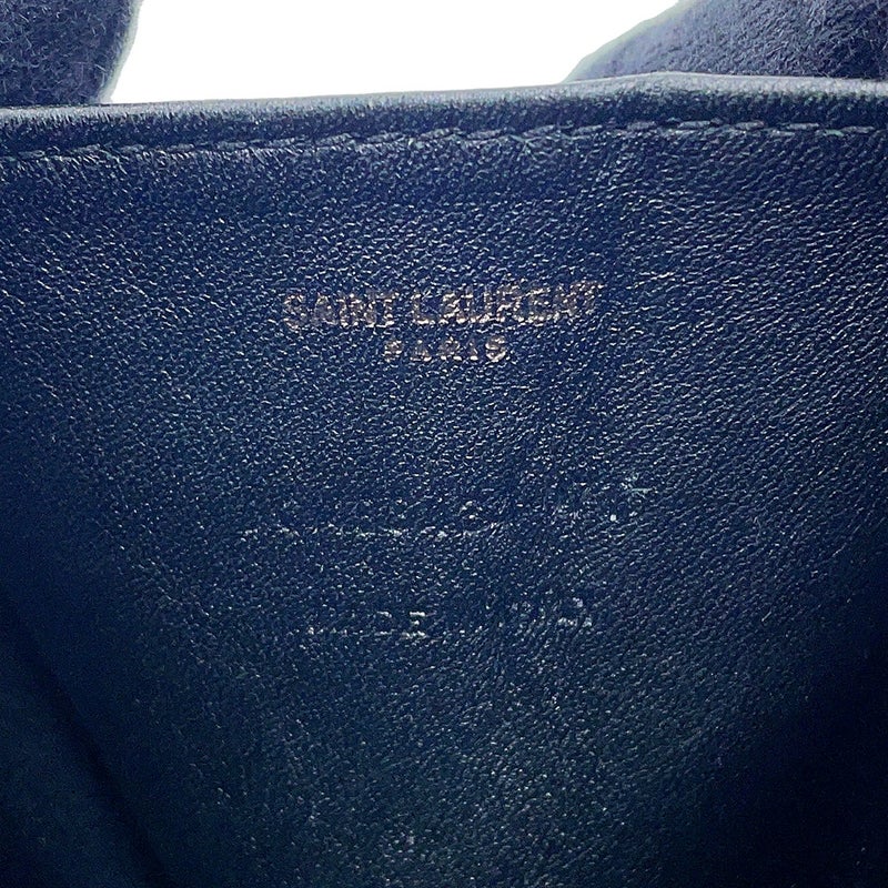 サンローランパリ チェーンショルダーバッグ ラブボックス クロコ型押しレザー 466212 SAINT LAURENT PARIS 黒
