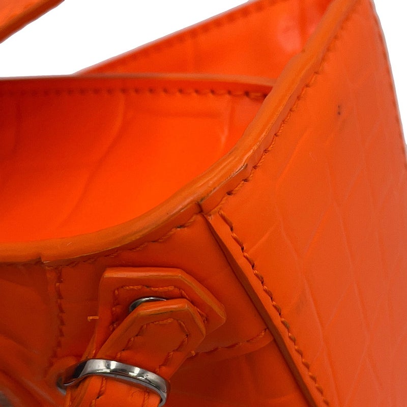 バレンシアガ ハンドバッグ ネオクラシックシティ ナノ クロコ型押しレザー 638527 BALENCIAGA 2way