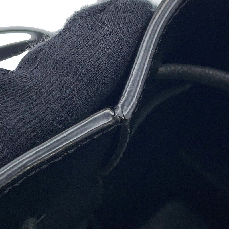 ボッテガヴェネタ ショルダーバッグ イントレチャート ミニ カセット バケット ラムスキン 680217 BOTTEGA VENETA 黒