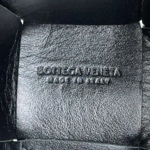 ボッテガヴェネタ ショルダーバッグ イントレチャート ミニ カセット バケット ラムスキン 680217 BOTTEGA VENETA 黒