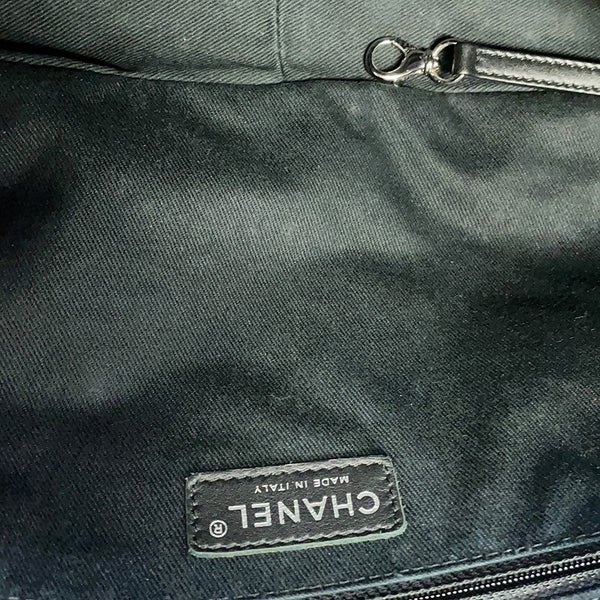 シャネル トートバッグ マトラッセ ココマーク ダブルチェーン キャビアスキン A67292 CHANEL 黒