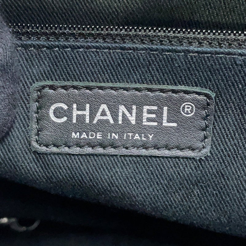 シャネル トートバッグ マトラッセ ココマーク ダブルチェーン キャビアスキン A67292 CHANEL 黒