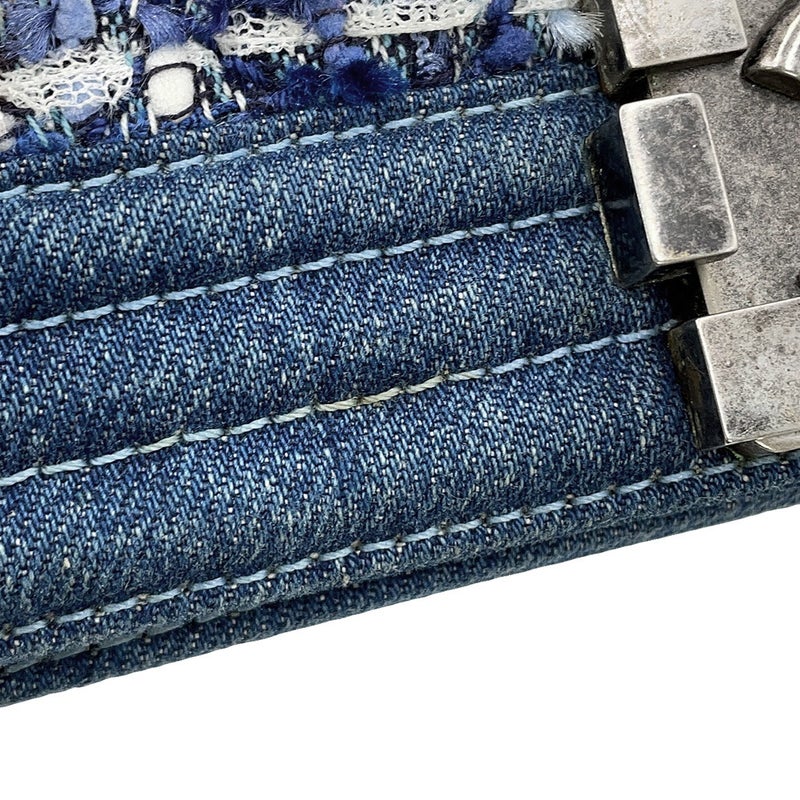 シャネル チェーンショルダーバッグ ココマーク ボーイシャネル デニム ツイード CHANEL