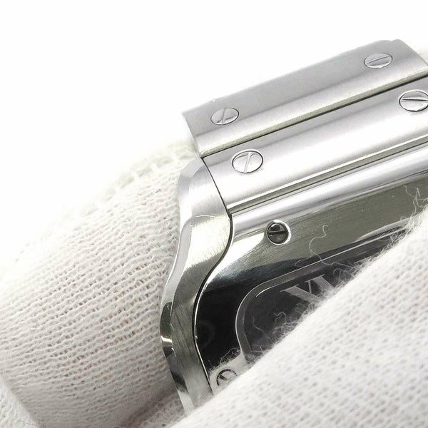 カルティエ サントス ドゥ カルティエ LM WSSA0071 Cartier 腕時計 ブルー文字盤