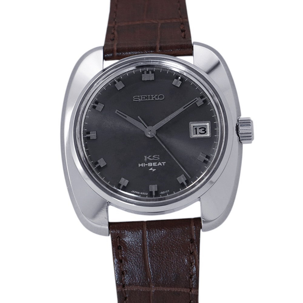 セイコー キングセイコー ハイビート ヴィンテージ 4502-8000 SEIKO 腕時計 ウォッチ グレー文字盤 セイコー キングセイコー ハイビート ヴィンテージ 4502-8000 SEIKO