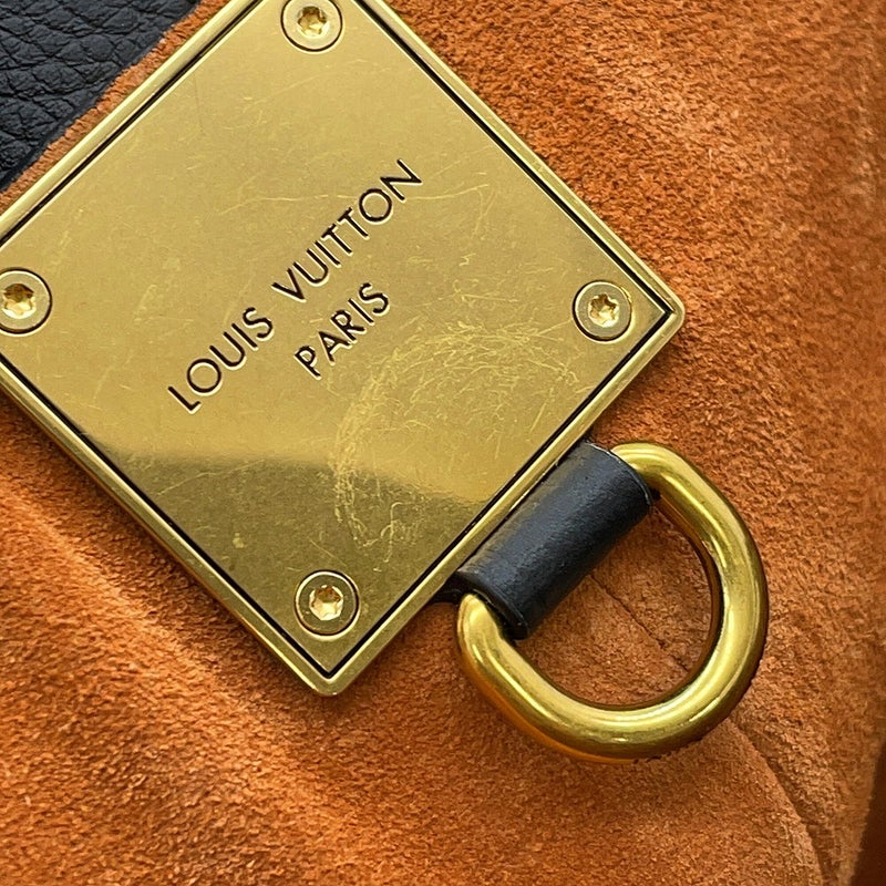 ルイヴィトン ショルダーバッグ カーフレザー ロウキー・ホーボー PM M25352 LOUIS VUITTON ヴィトン バッグ 黒 ブラック